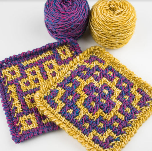 Mosaic Tunisian Crochet- Sunday